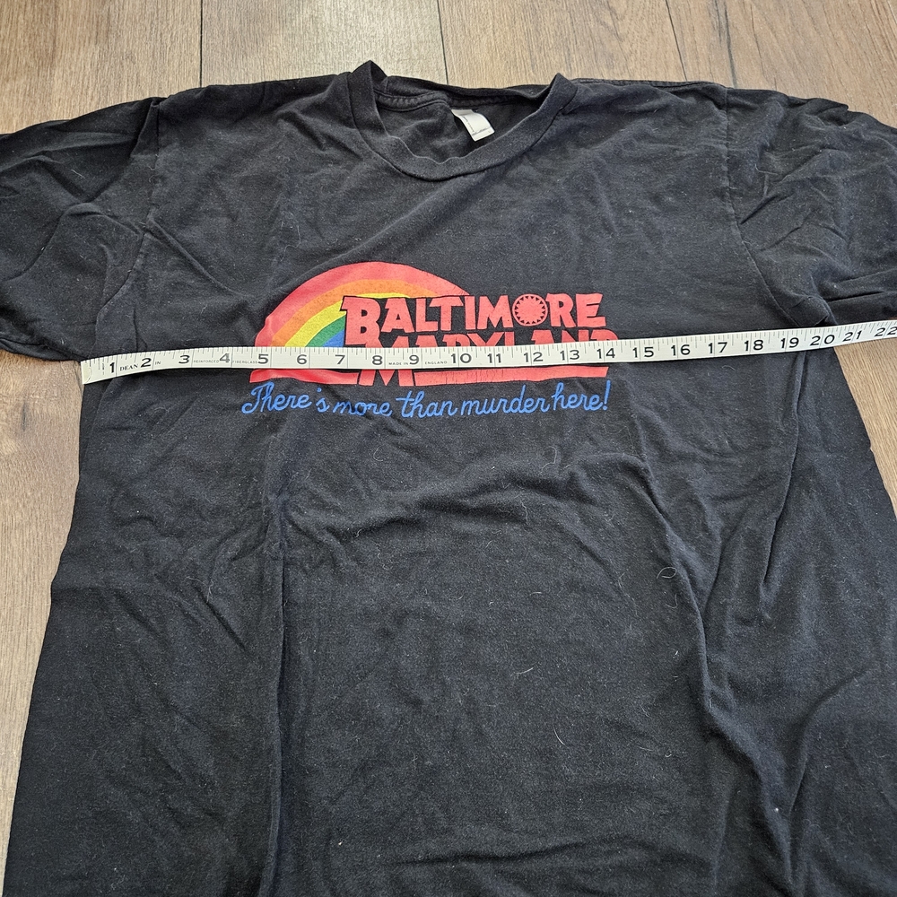Black Baltimore Maryland Graphic T-Shirt - Picture 4 of 6